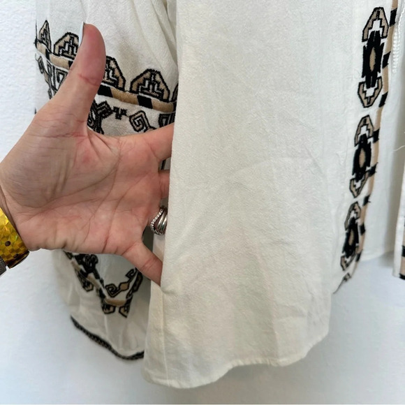 Anthropologie - RD & Koko‎ Embroidered Jacket - Size M - Picture 6 of 12